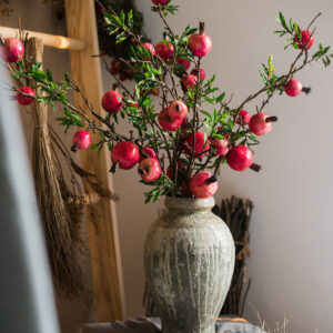 simulation pomegranate green plant potted plant
